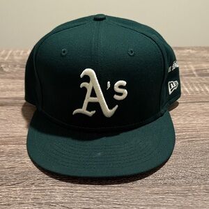 Jon Stan Oakland Green and Gray Snapback Hat
